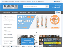 Tablet Screenshot of ecotools.nl